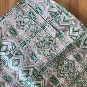 J. Crew Mini skirt embroidered design